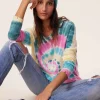 Pull Cachemire Liquette Tie & Dye, 2 Fils