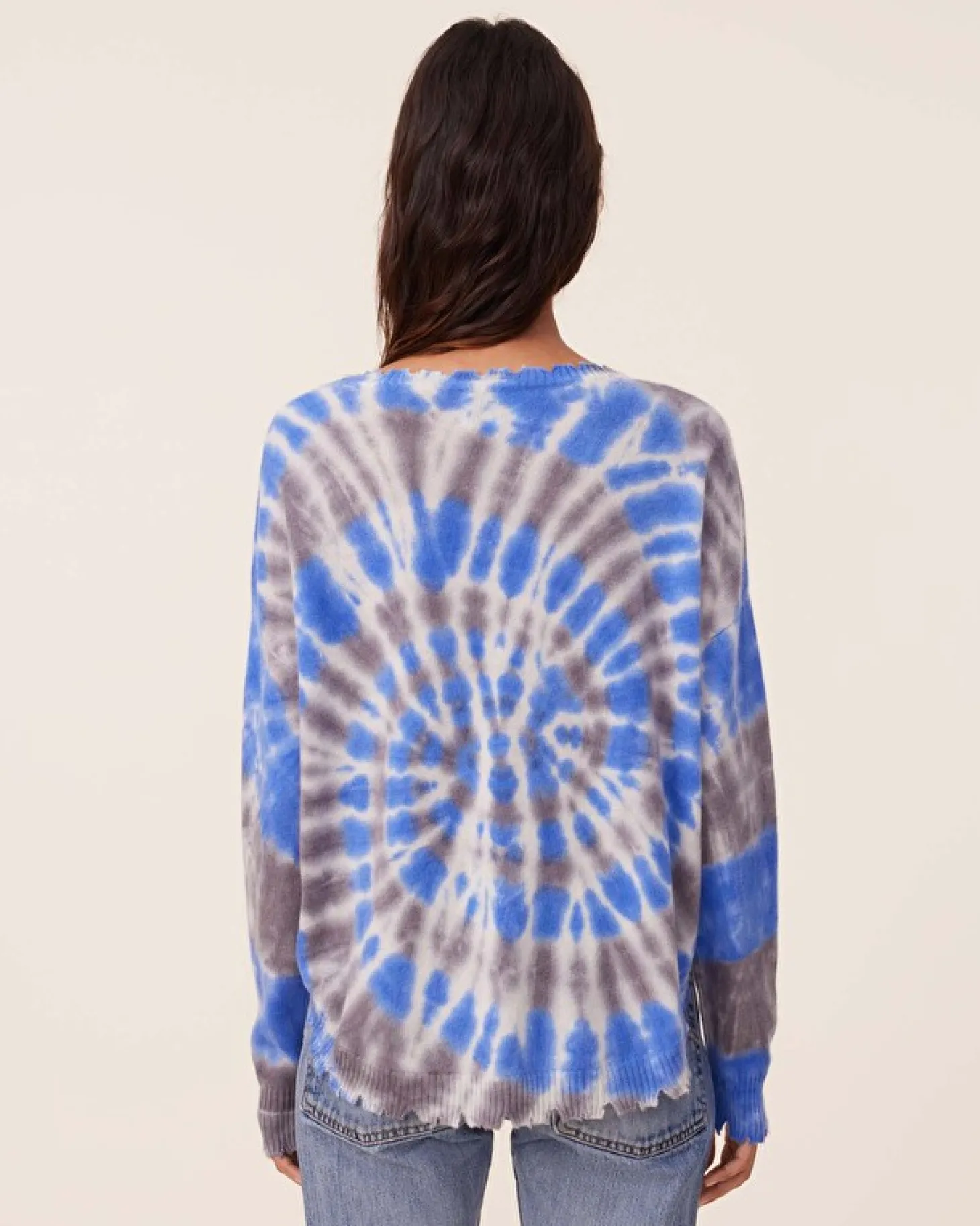 Pull Cachemire Liquette Tie & Dye, 2 Fils
