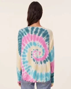 Pull Cachemire Liquette Tie & Dye, 2 Fils
