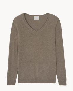 Pull Cachemire Manches Longues Basic