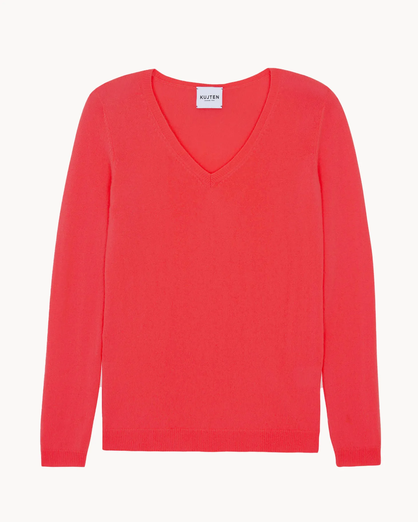 Pull Cachemire Manches Longues Basic