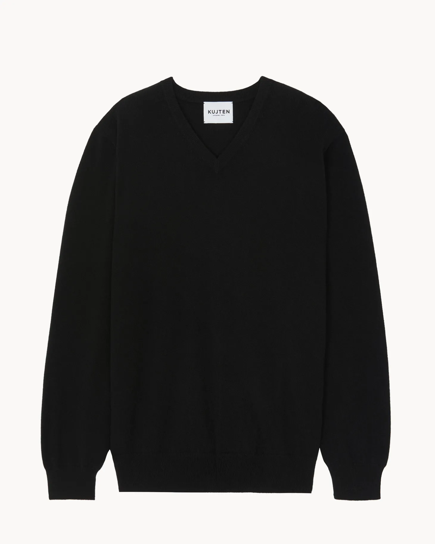Pull Cachemire Manches Longues Basic