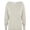 Pull Cachemire Manches Mitaines Femme