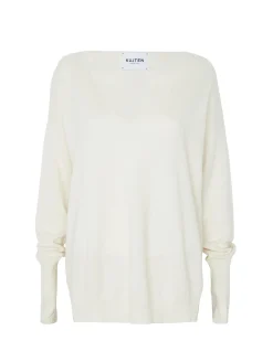 Pull Cachemire Manches Mitaines Femme