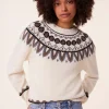 Pull Cachemire Manches Mitaines, 6 Fils