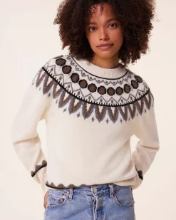 Pull Cachemire Manches Mitaines, 6 Fils