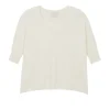 Pull Cachemire Oversize Manches 3/4, 6 Fils