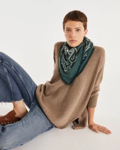Pull Cachemire Oversize Manches 3/4