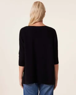 Pull Cachemire Oversize Manches 3/4