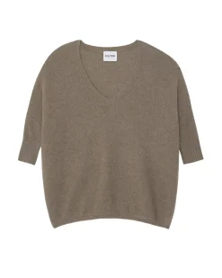 Pull Cachemire Oversize Manches 3/4