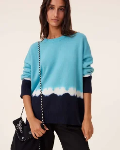Pull Cachemire Oversize Tie & Dye, 4 Fils