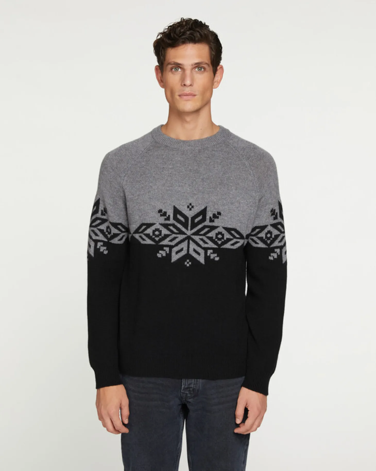 Pull Cachemire Ski Col Rond