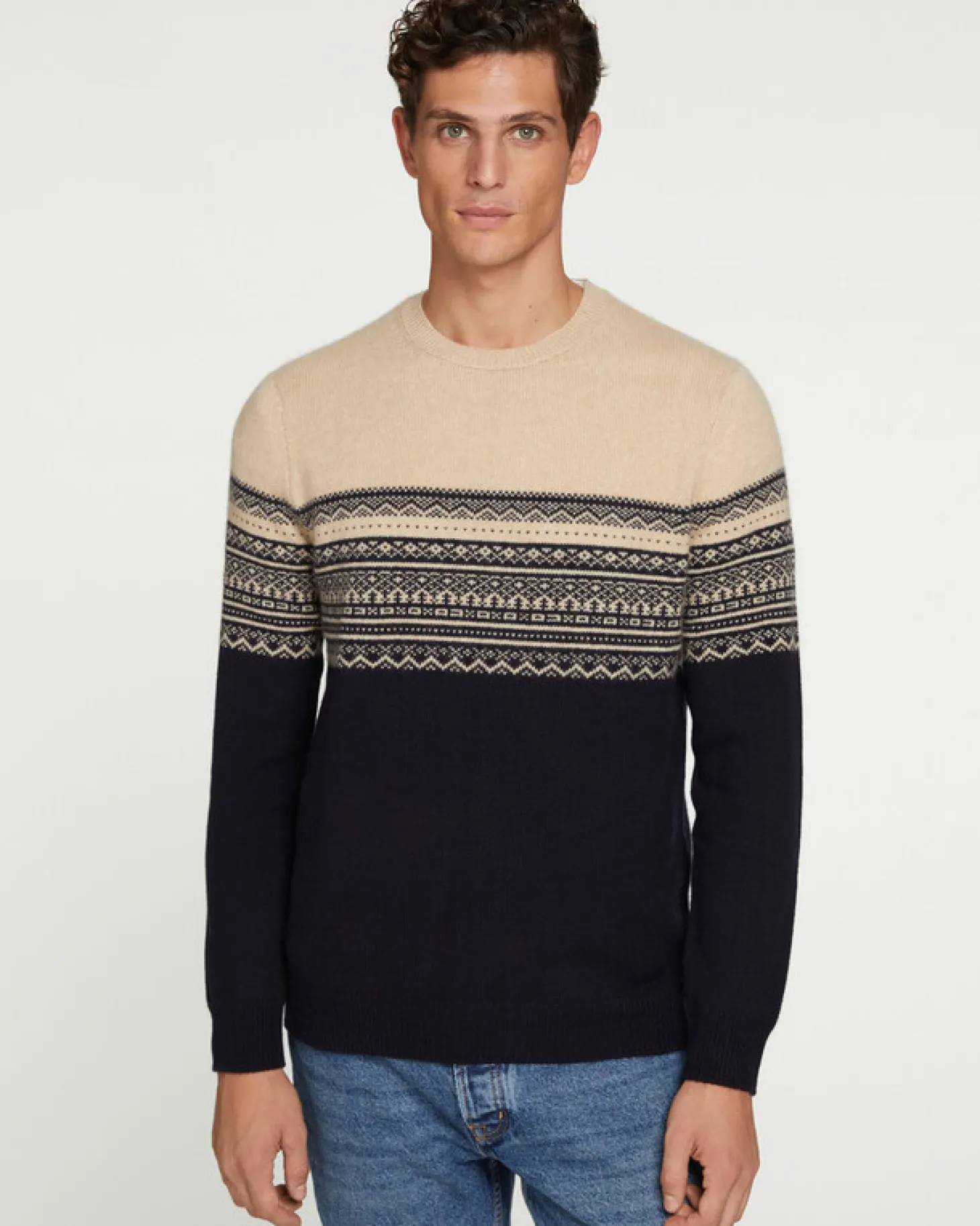Pull Cachemire Ski Col Rond