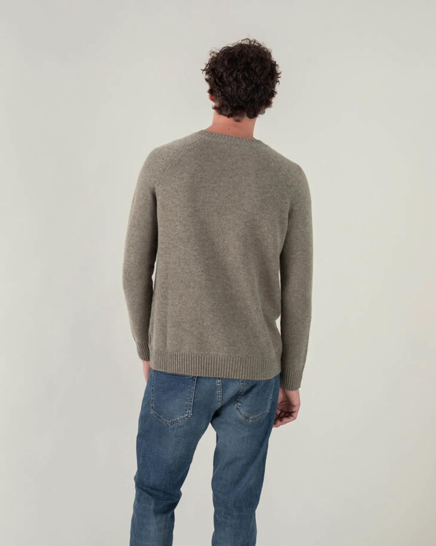 Pull Cachemire Uni Manches Raglan