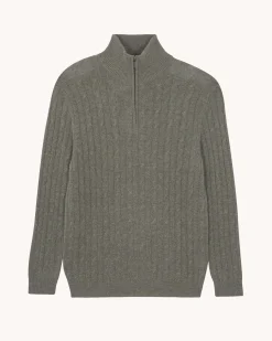 Pull Col Camioneur Cachemire Torsade, 4 Fils