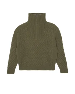 Pull Col Camioneur Cachemire Torsade, 6 Fils