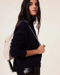 Pull Col Cheminee Cachemire Milano, 2 Fils