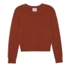 Pull Col Rond A Manches Longues En Cachemire, Jersey 6 Fils