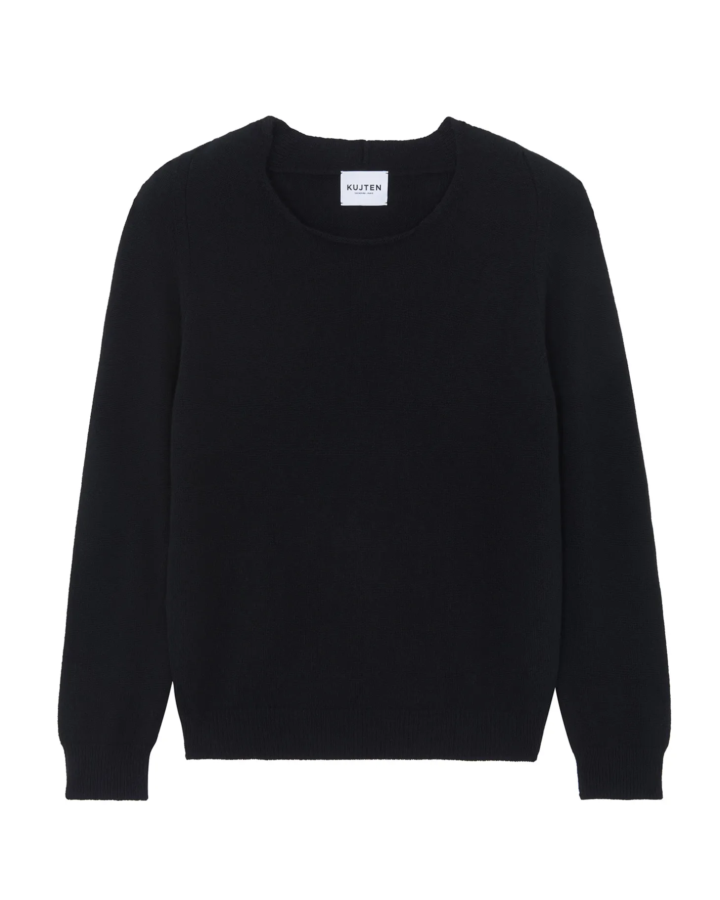 Pull Col Rond Bord Vif Manches Longues