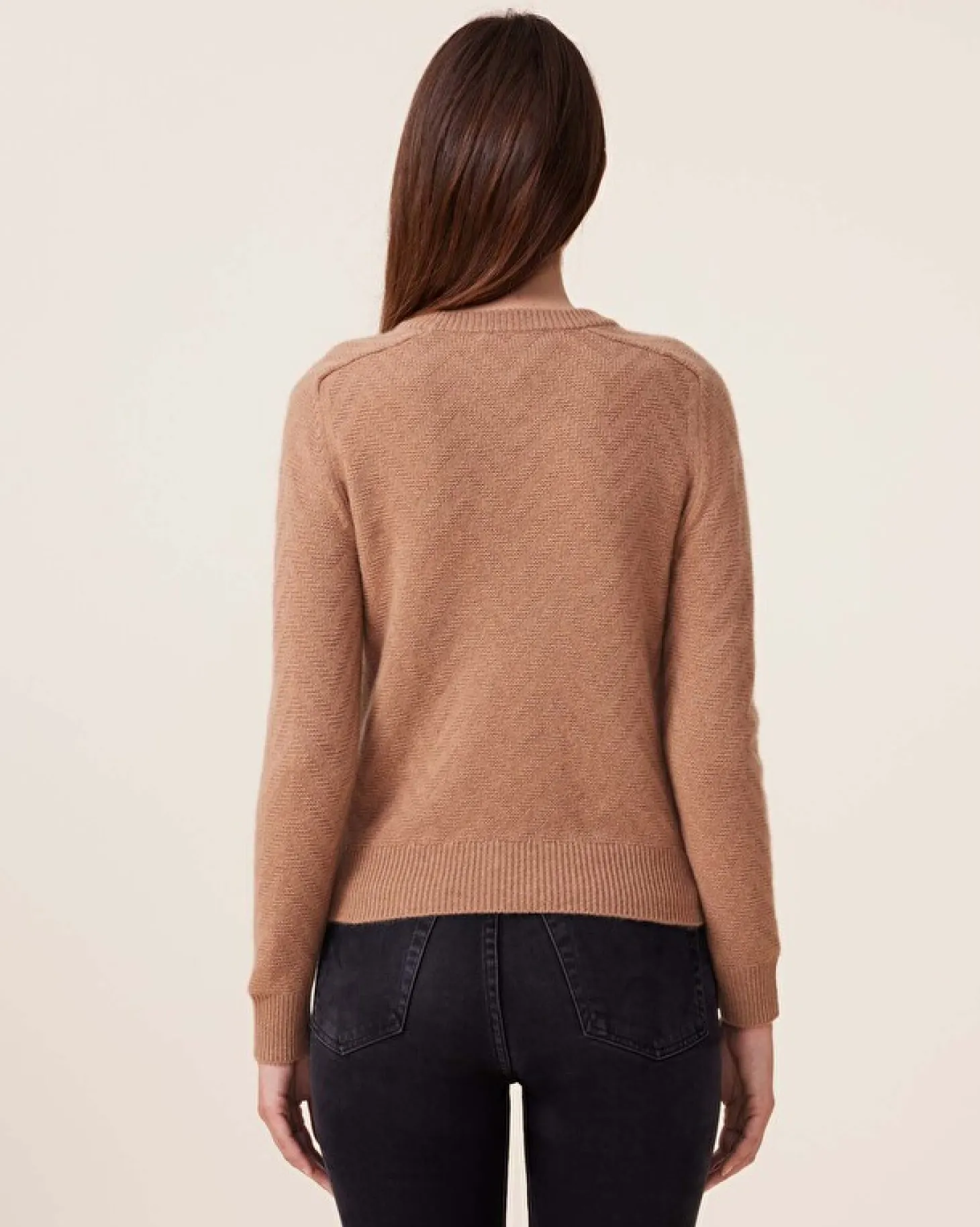 Pull Col Rond Cachemire, 4 Fils