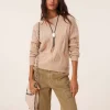 Pull Col Rond Cachemire Torsade, 8 Fils