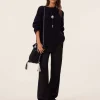 Pull Col Rond Cachemire Torsade, 10 Fils