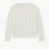 Pull Col Rond Cachemire Torsade, 10 Fils