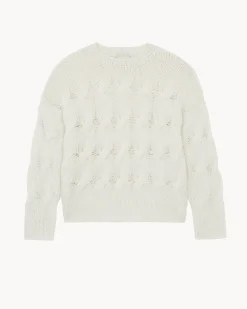 Pull Col Rond Cachemire Torsade, 10 Fils