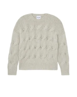 Pull Col Rond Cachemire Torsade, 10 Fils