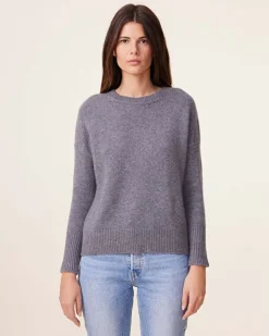 Pull Col Rond Decalage Bas Cachemire
