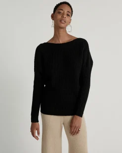 Pull Col Rond Femme Manches Longues