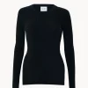 Pull Col Rond Manches Longues Cotelees