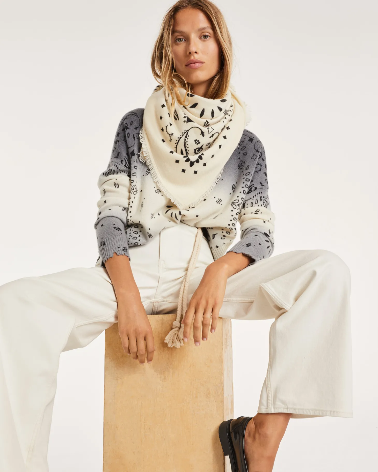 Pull Col Rond Manches Longues