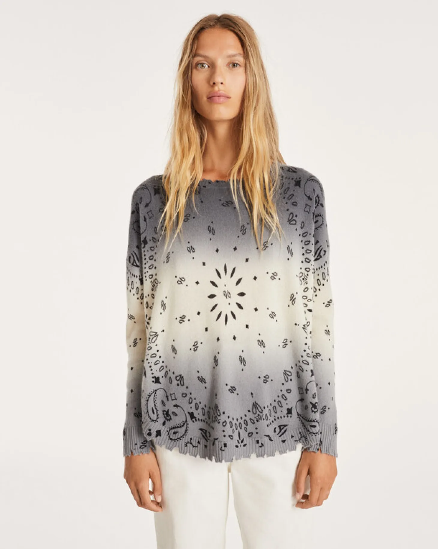 Pull Col Rond Manches Longues
