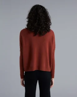 Pull Col Roule Femme
