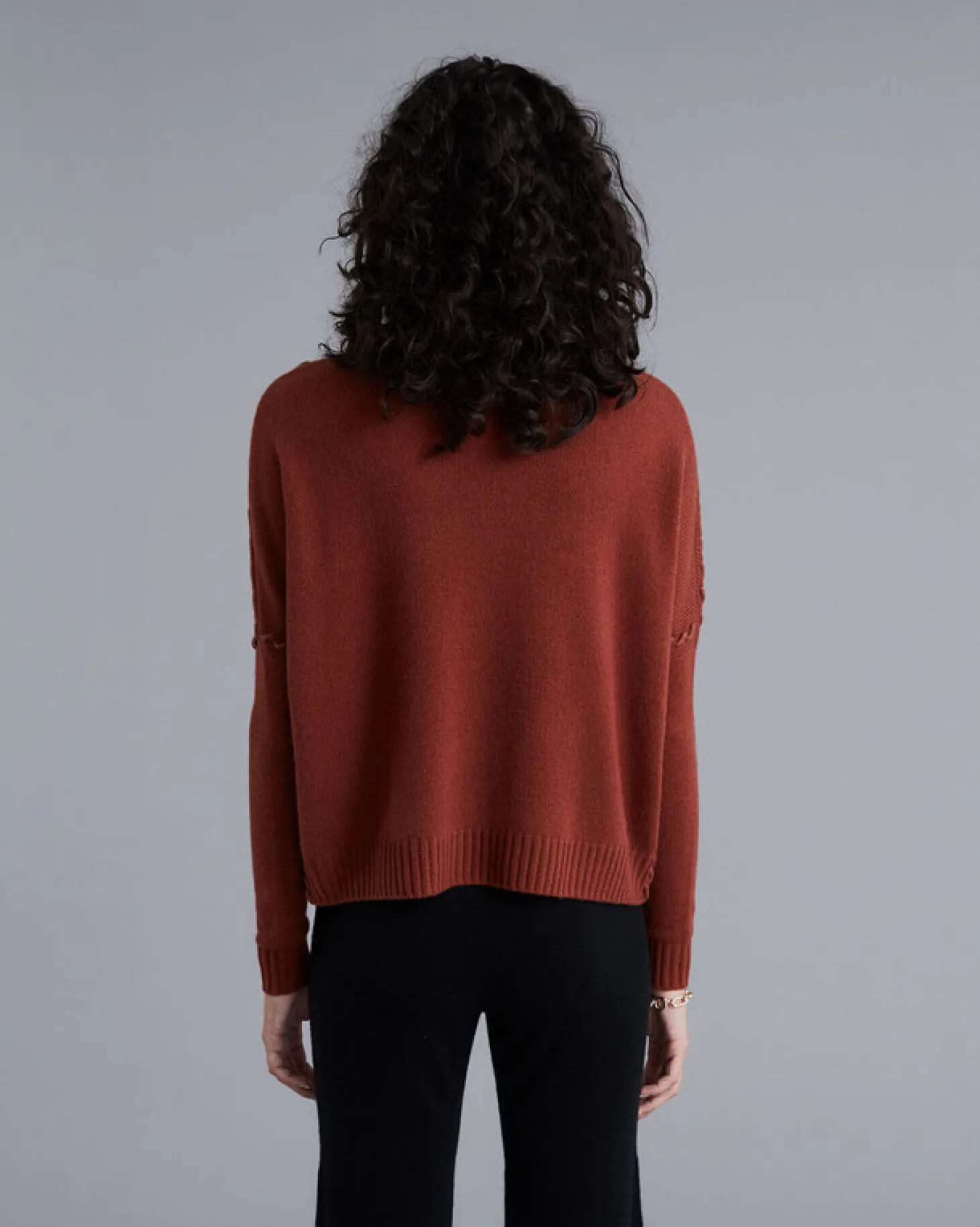 Pull Col Roule Femme