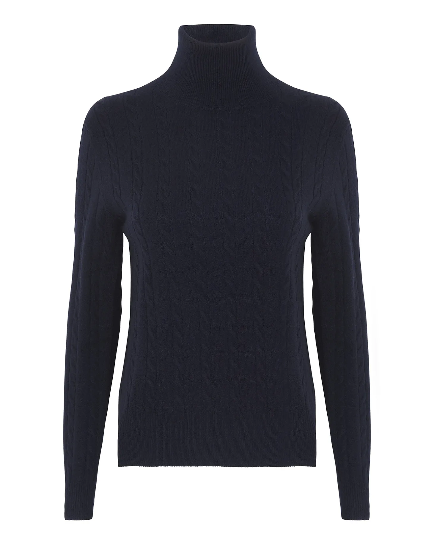Pull Col Roule Femme Manches Longues