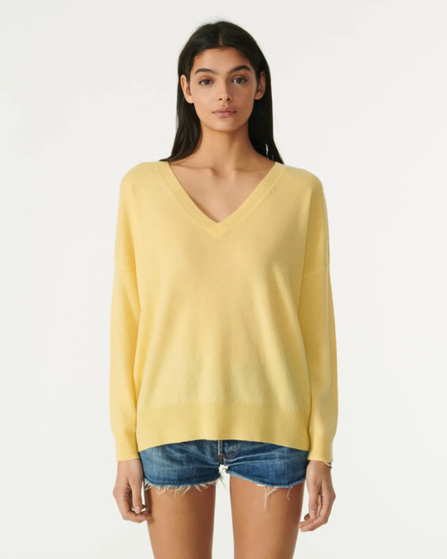 Pull Col V Boyfriend Ml Cachemire