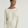 Pull Col V Dos Manches Longues