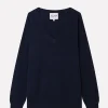 Pull Col V Femme Manches Longues