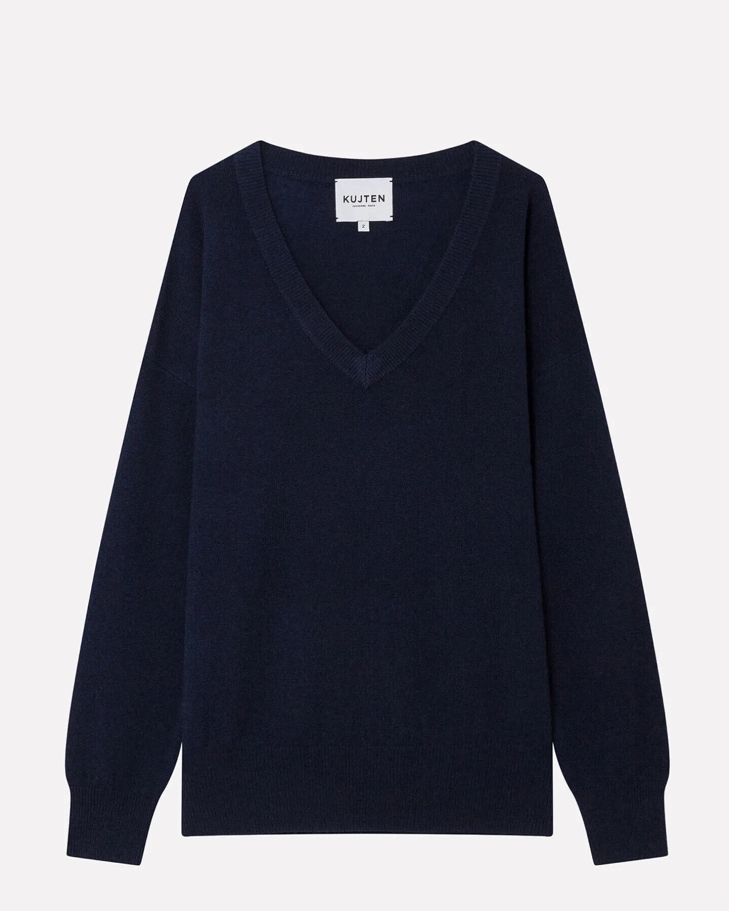 Pull Col V Femme Manches Longues