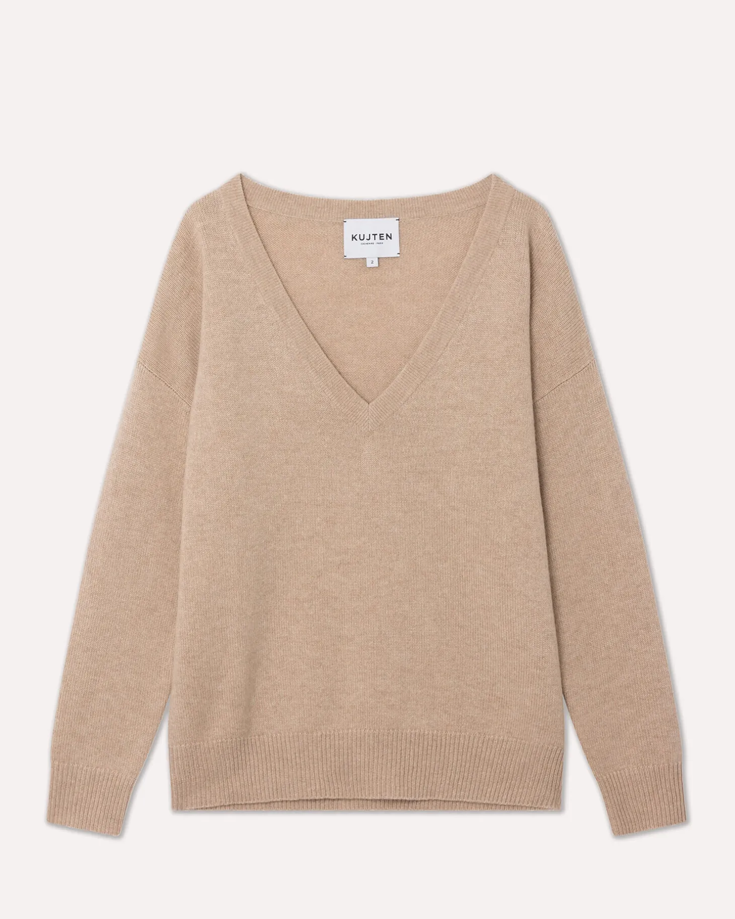 Pull Col V Femme Manches Longues