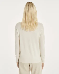 Pull Col V Femme Manches Longues