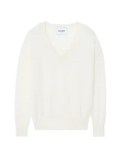 Pull Col V Femme Manches Longues