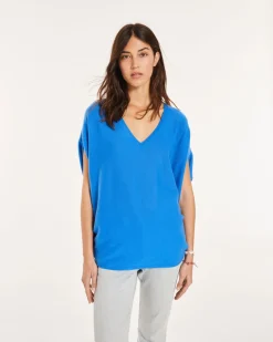 Pull Col V Oversize Sans Manches