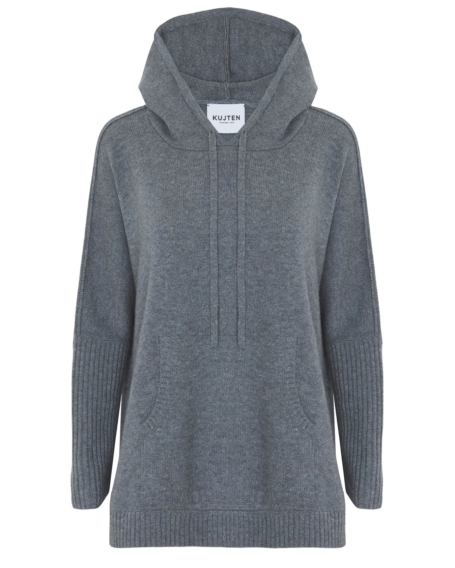 Sweat Cachemire Col Rond Oversize Femme