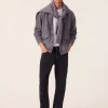 Veste Col Chale Cachemire Tisse